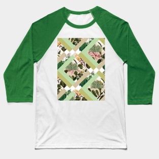Cubed Vintage Botanicals Baseball T-Shirt